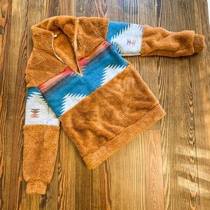 Aztec Sherpa pullover